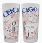 Chicago Drinking Glass