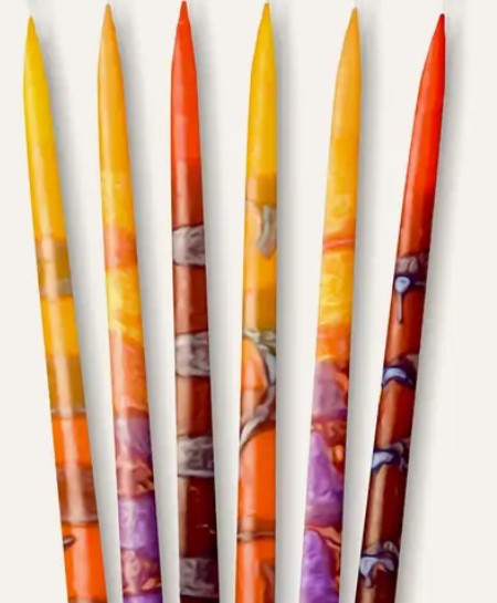 Hanukkah Candles - Premium Multi Color