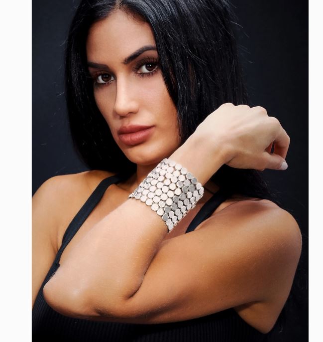 Dots Silver Cuff Bracelet