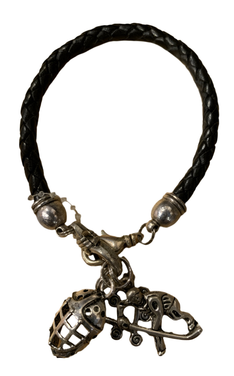 Leather Sports Bracelet