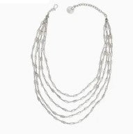 Multi-strand Pewter Necklace