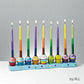 Hand-Painted Resin Cupcakes Menorah