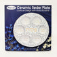 Classic Ceramic Seder Plate With Gold Accents