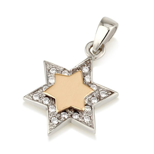 Pendant Gold/Silver star YASOR785