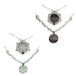 Crystal Star of David and Tree of Life Reversible Necklace