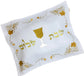 Linen Embroidered Golden Floral Challah Cover