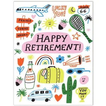 Card - Retirement Symbols