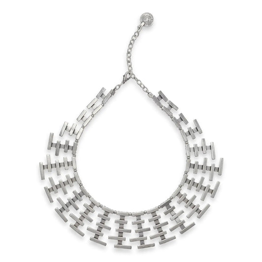 Handmade Abacus Pewter Necklace