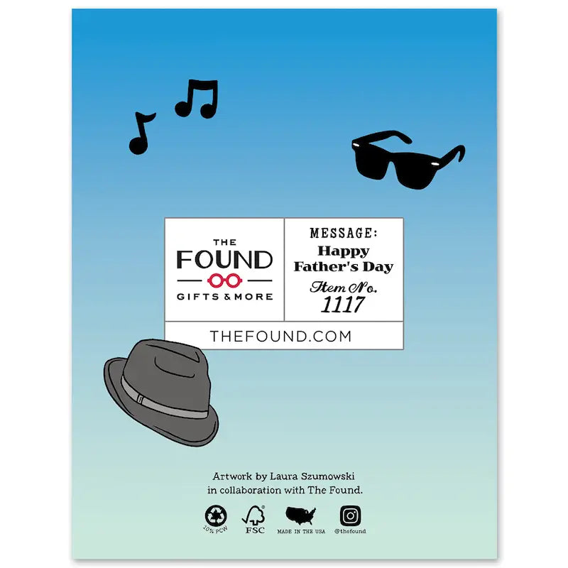 You're the Coolest Dad Blues Brothers Father's Day Card