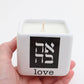 Hand Poured Ahava Love 8oz Candle.