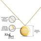 Gold Evil Eye Charm Necklace