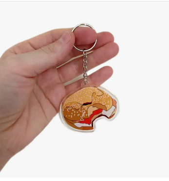 Deli Food Acrylic Keychain