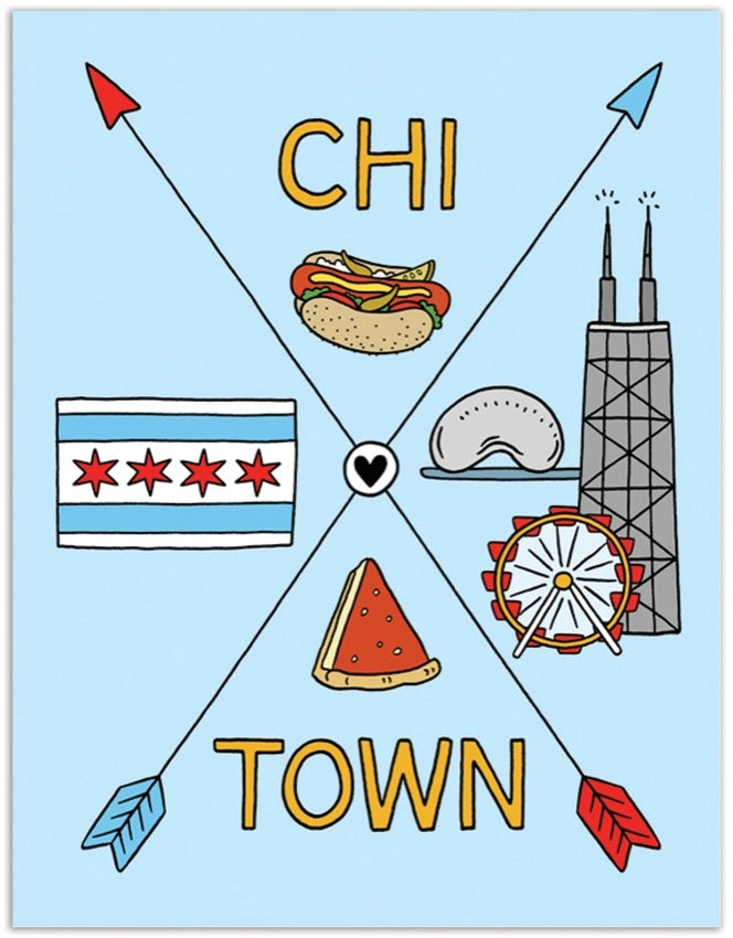 Chi-Town Greeting Card