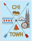 Chi-Town Greeting Card