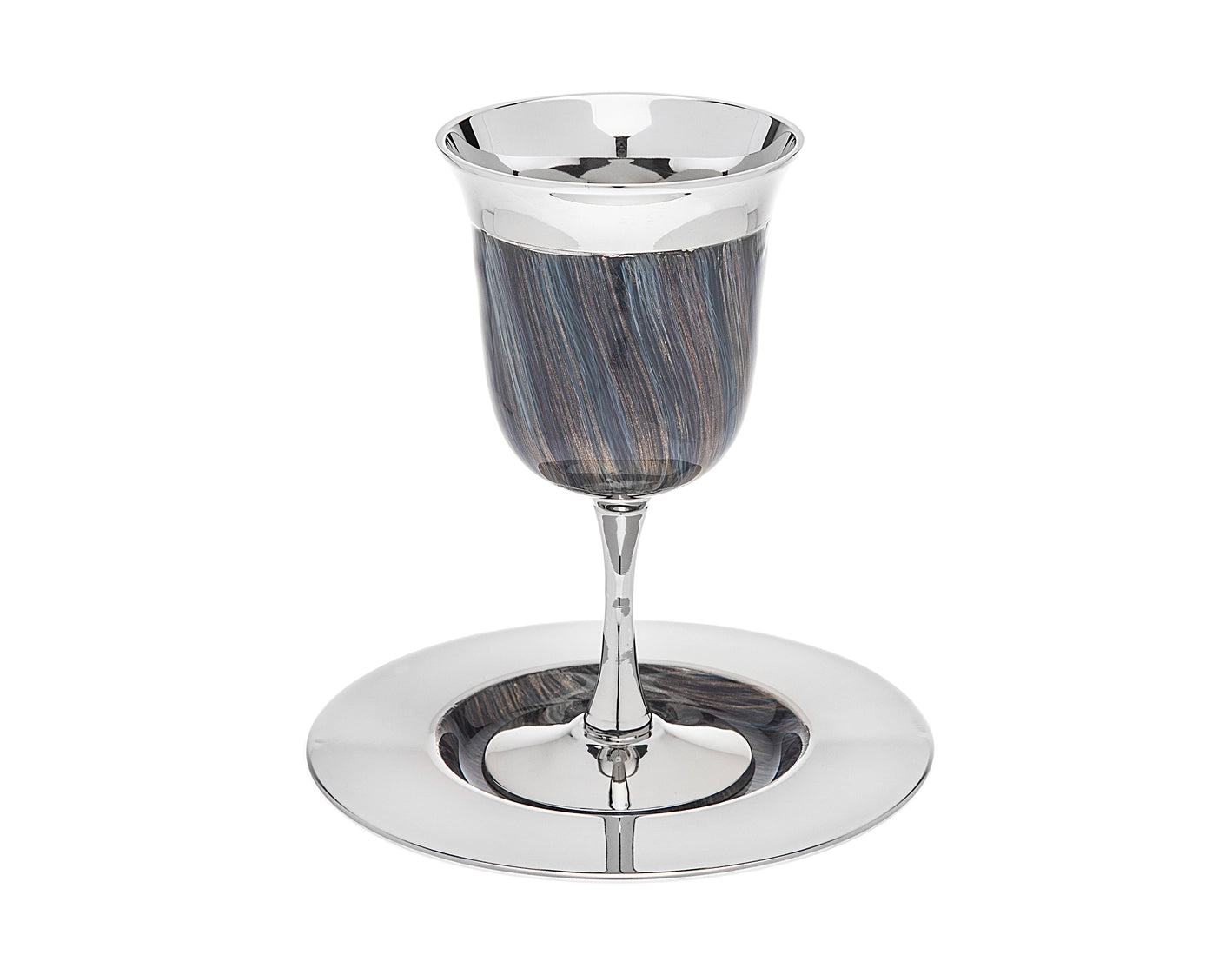 Twilight Swirl Kiddush Cup - Judaica - Passover