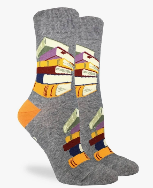 Stack of Books Sock