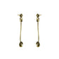 Handcrafted Bronze Bar Earrings