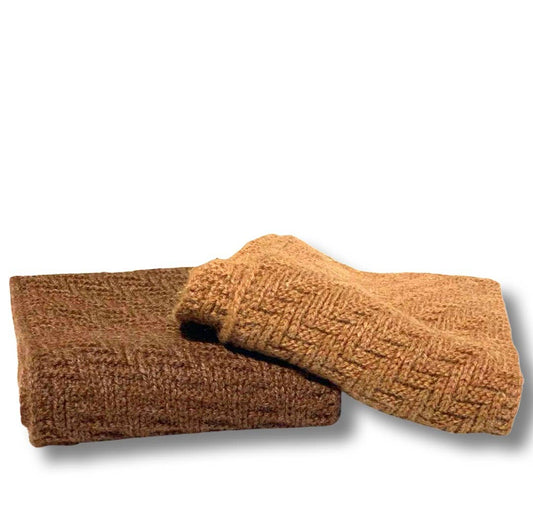 Herringbone 100% Alpaca Scarf