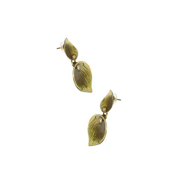 Bronze Leaf Earring