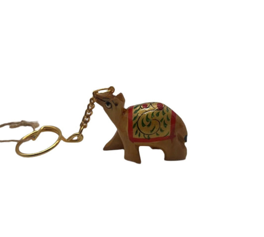 Wooden Animal Key Chain