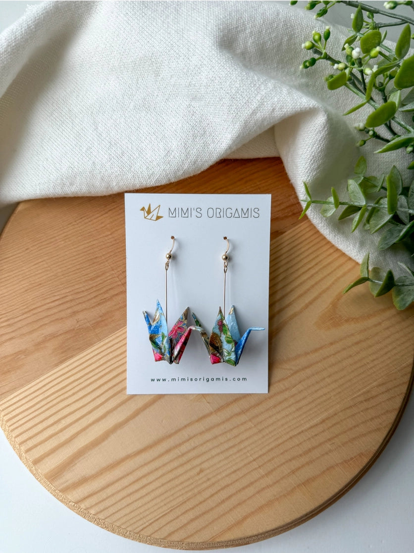 Paper Origami Earrings