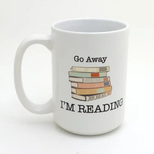 "Books Because It's Too Peopley Outside" Mug