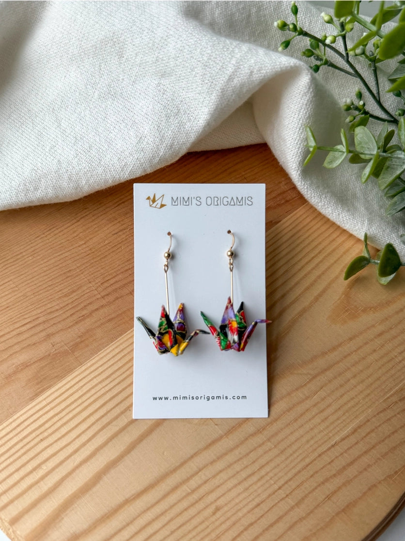 Paper Origami Earrings