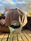Brown Cashmere Hamsa Baseball Cap