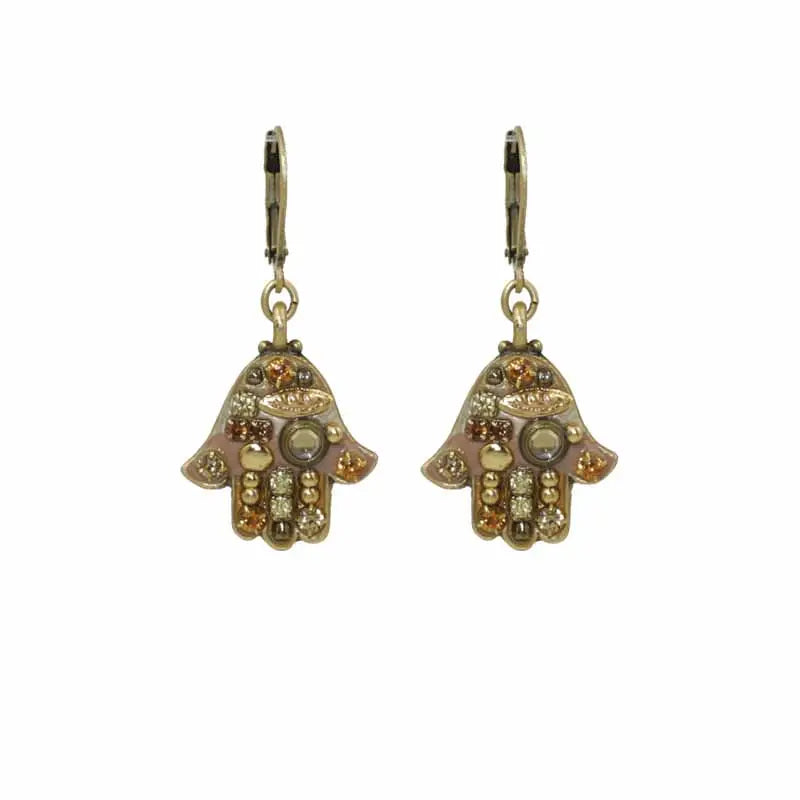 Gold Hamsa Earrings