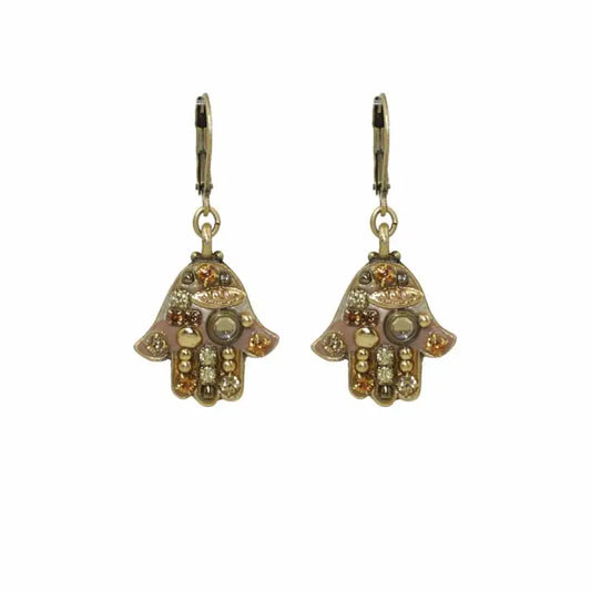 Gold Hamsa Earrings