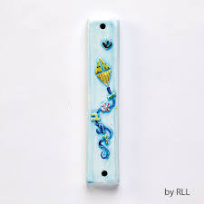 Ceramic Kite Mezuzah