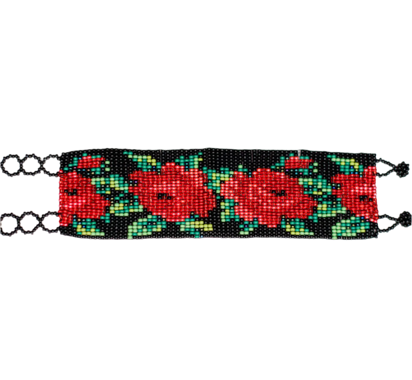 Beaded Rose Bracelet