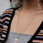 Stars of David Multi Charm Necklace