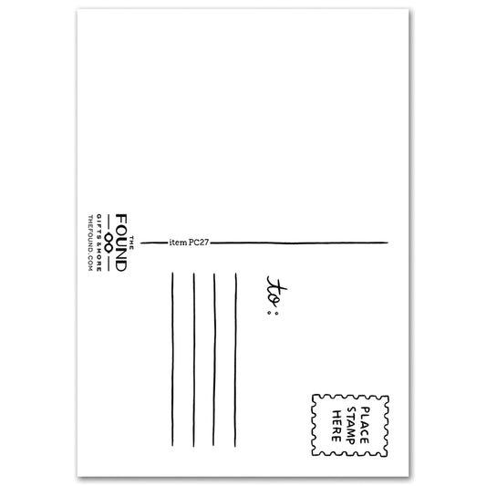 Deconstructed Chicago Hot Dog Post Card