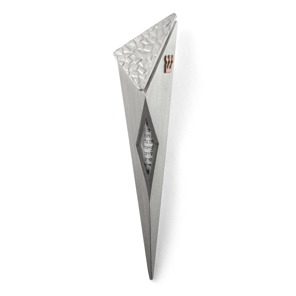 Raised Top Mezuzah with Window