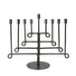 Antiqued Twisted Iron Menorah