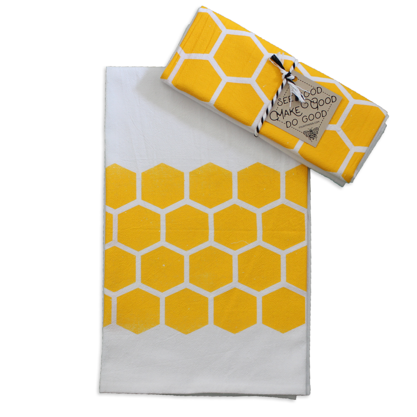 Honeycomb Tea Towel