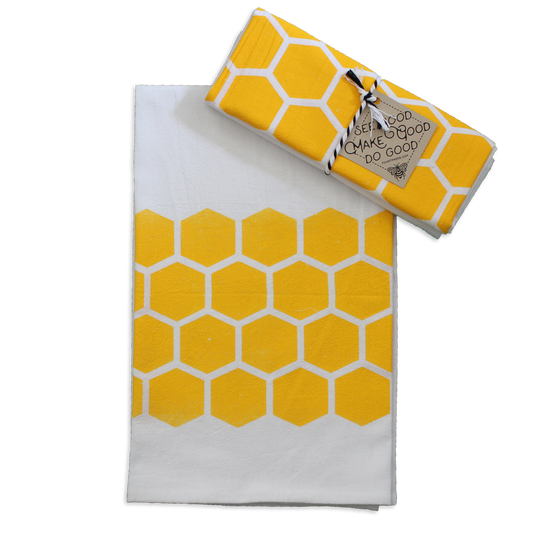 Honeycomb Tea Towel