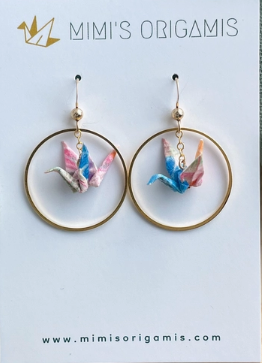 Paper Origami Earrings