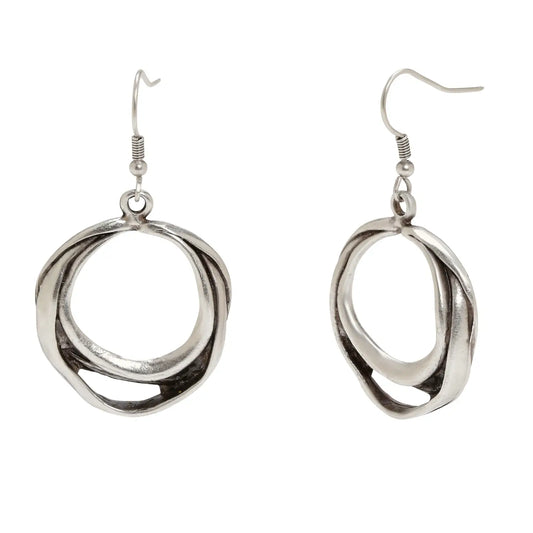 Interlaced Circle Earrings