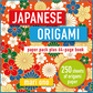 Japanese Origami: Paper block plus 64-page book