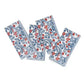 Red & Blue Pomegranate Table Linens