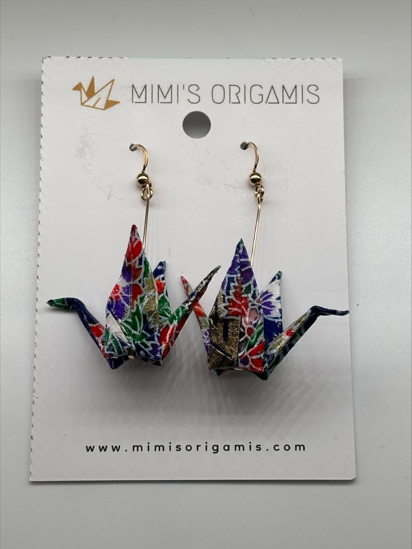 Paper Origami Earrings