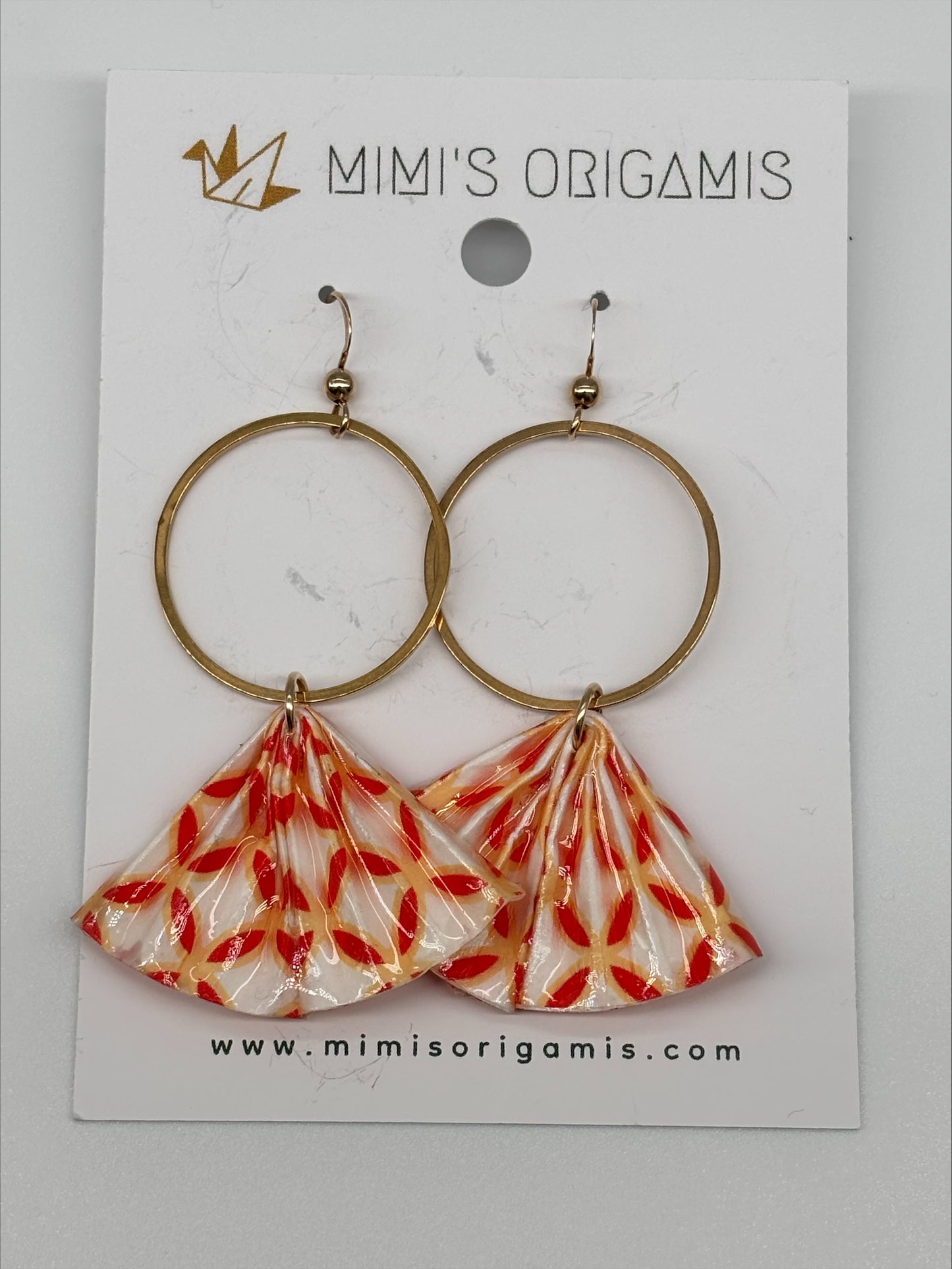 Paper Origami Earrings