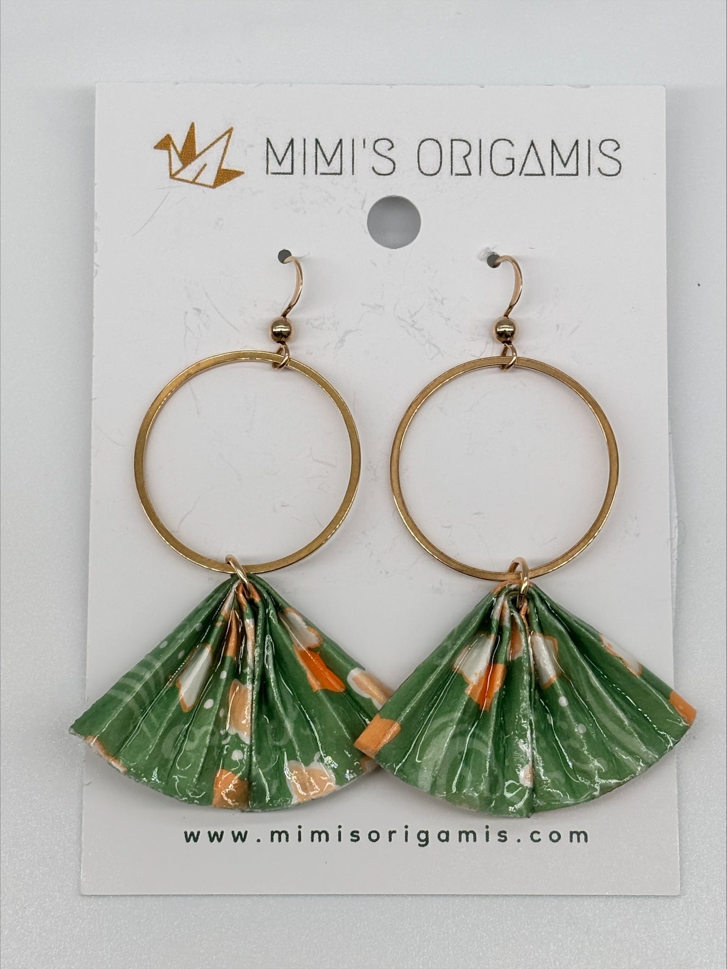 Paper Origami Earrings