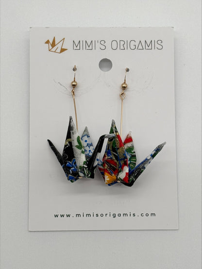 Paper Origami Earrings