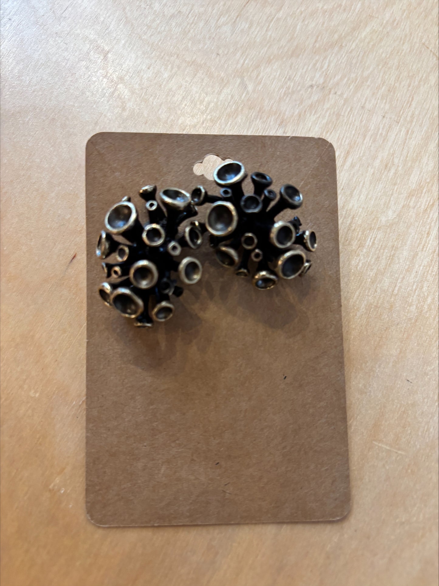 Bronze Octopus earrings