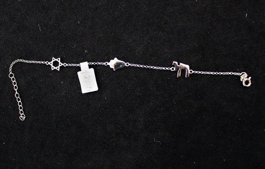 Bracelet, star/hamsa #YAGCB6922