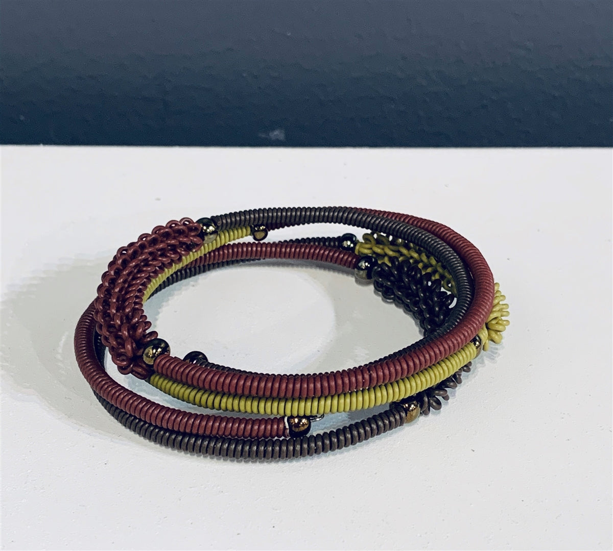 PL Telephone Wire Spiral Bracelet