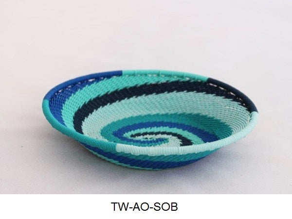 Telephone Wire Small Oval Bowl